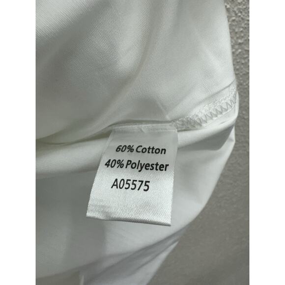 Appleseeds Womens Shirt Size XL White 3/4 Sleeve Button Up - Picture 5 of 12